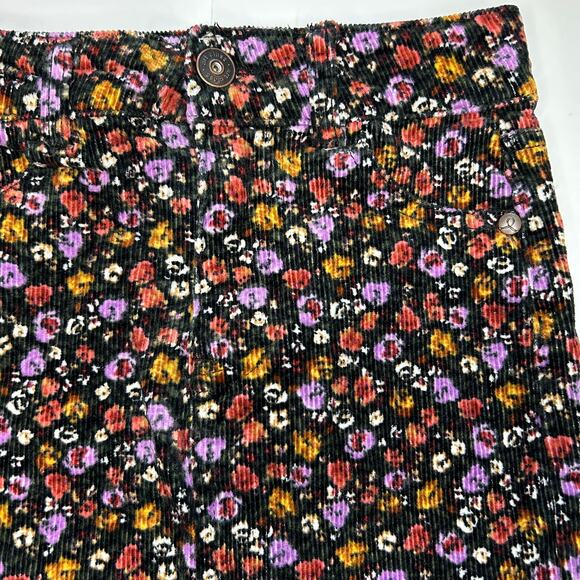 Art Class Floral Corduroy Skirt 6/6X - Picture 2 of 5